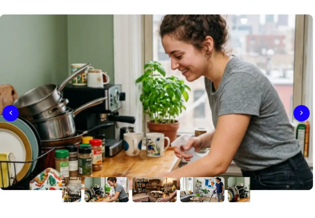 Cleaning business photo gallery